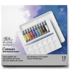 Winsor & Newton Cotman Watercolour Tube Palette Set 12pc