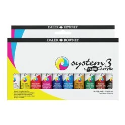 Daler-Rowney Daler Rowney System 3 Fluid Acrylic Introduction Set 10 X 29.5ml