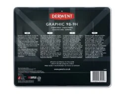Derwent Graphic Pencils 24 Tin 6 Derwent Graphic Pencils 24 Tin -Pencils Artists 34202 2