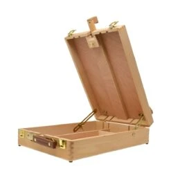 Langdale Wooden Table Top Box Easel 14 Langdale Wooden Table Top Box Easel -Pencils Artists langdalegif8