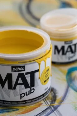 Pebeo Mat Pub Acrylic Paint 500ml -Pencils Artists matpub ambiance 07 15713