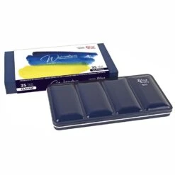 Rosa Gallery Watercolour Paint Classic Tin Set, 35 Whole Pans