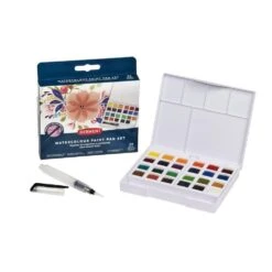 Derwent Watercolour Paint Pan Set 24 Colours 8 Derwent Watercolour Paint Pan Set 24 Colours -Pencils Artists tumbnail 02da70db 7ced 416a b28e e158ef39ef5e