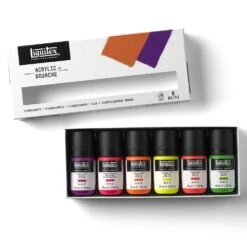 Liquitex Acrylic Gouache Fluorescents Set 6 X 59ml -Pencils Artists tumbnail 0300df8f 7d49 4e38 a5ef bd259f46324f