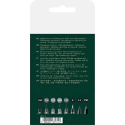 Faber-Castell Pitt Artist Pens Black & Grey Set 8pc