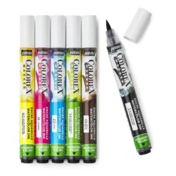 Pebeo Colorex Watercolour Ink Marker Essential Set Of 6 -Pencils Artists tumbnail 044bcc06 e1b3 4adb be1f 6753854d804c