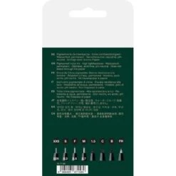 Faber-Castell Pitt Artist Pens Black Set 167158 8pc