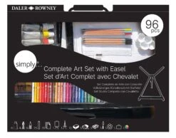 Daler-Rowney Daler Rowney Simply Complete Art Set With Easel 96pc