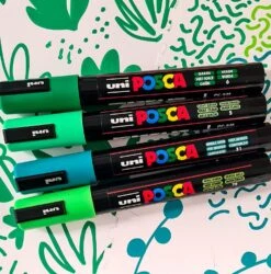 Uni POSCA PC-5M Creative Paint Markers Green Tones Set 6 Uni POSCA PC-5M Creative Paint Markers Green Tones Set -Pencils Artists tumbnail 18b22185 88d2 44a7 adf4 6e08c9aea1b9