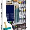 Royal & Langnickel Mixed Media H-Frame Table Easel 45pc Art Set