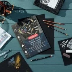 Derwent Black Mixed Media Paper Pad A4 -Pencils Artists tumbnail 31116ebe 235f 44d3 9528 553013a3744b
