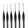 Major Brushes Triangular Grip Model Painting Brush Set Of 6