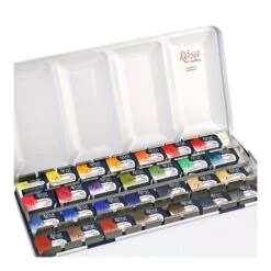 Rosa Gallery Watercolour Paint Classic Tin Set, 28 Whole Pans -Pencils Artists tumbnail 4076298b b381 4806 9b45 5a9a6581eceb