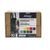 Pebeo Setacolor Opaque Collection Set #2 10 X 45ml & Accessories
