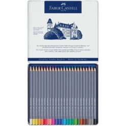 Faber-Castell Goldfaber Aqua Watercolour Pencil Tin 24pc -Pencils Artists tumbnail 441649a2 cc01 4a9f 9a65 cb72026523be