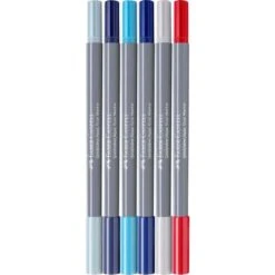 Faber-Castell Goldfaber Aqua Dual Marker Seaside Lettering Set 6pc -Pencils Artists tumbnail 4479c106 001b 478e 93ea 2f3c96f1fa8c