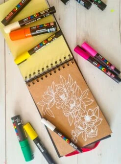 POSCA Blackbook Creative Sketch & Sticker Book A5 -Pencils Artists tumbnail 44a9cb54 093d 432f bb6f 51e2a2b338c8