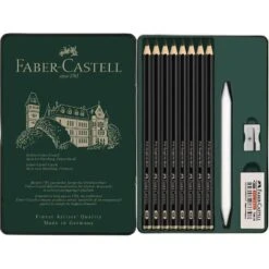 Faber-Castell Pitt Graphite Matt Pencils & Accessories Tin 11pc
