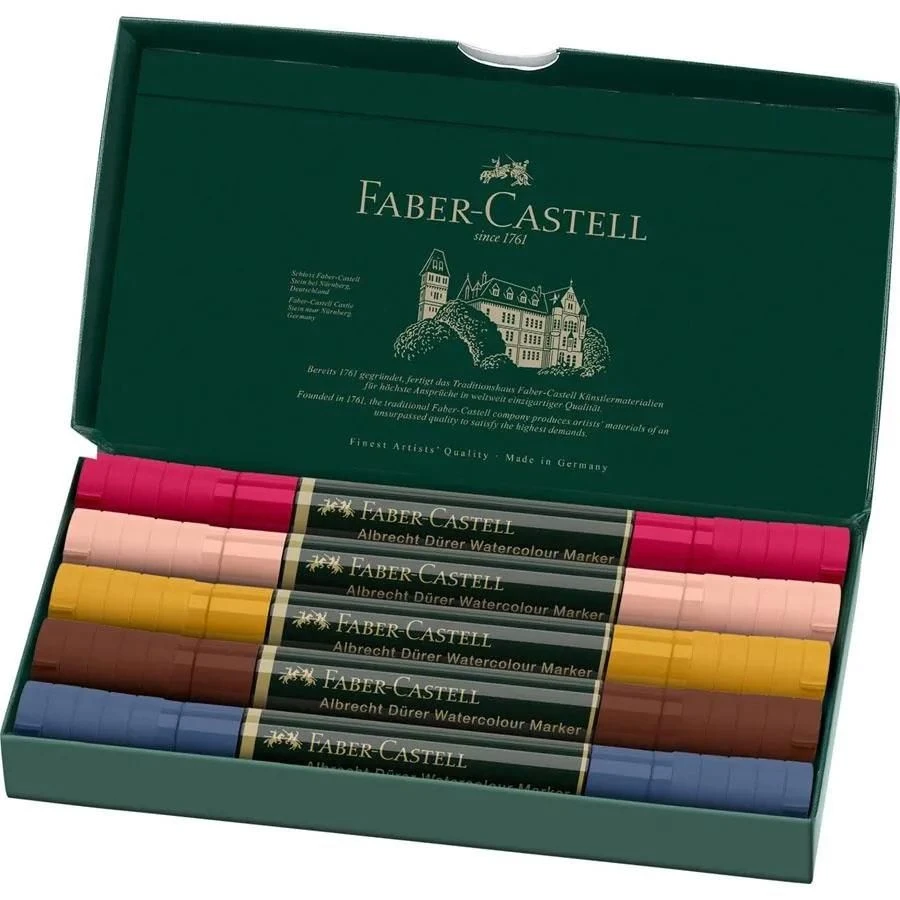 Faber-Castell Albrecht Durer Watercolour Markers Portrait Set 5pc 3 Faber-Castell Albrecht Durer Watercolour Markers Portrait Set 5pc - Image 3