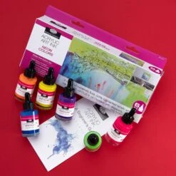 Royal & Langnickel Essentials Acrylic Ink Neon Colours Set 6 X 30ml -Pencils Artists tumbnail 4aa82ba9 214c 438b 99eb c67d608e636f