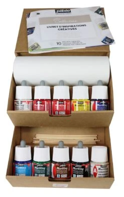 Pebeo Marbling Collection Set 10 X 45ml & Accessories -Pencils Artists tumbnail 4d2dc15e 3115 4164 8666 0dbbf27fc875