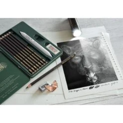 Faber-Castell Pitt Graphite Matt Pencils & Accessories Tin 11pc 6 Faber-Castell Pitt Graphite Matt Pencils & Accessories Tin 11pc -Pencils Artists tumbnail 5958ddba d9e0 4451 b825 eeb813b6bc53