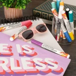 Royal & Langnickel 2mm Reversible Tip Acrylic Markers Primary Set 12pc -Pencils Artists tumbnail 600f1f71 03f7 48d5 ac56 7949c7a7f1d0