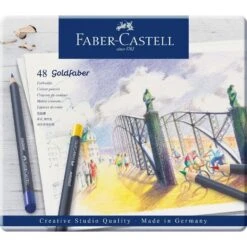 Faber-Castell Goldfaber Colour Pencil Tin 48pc