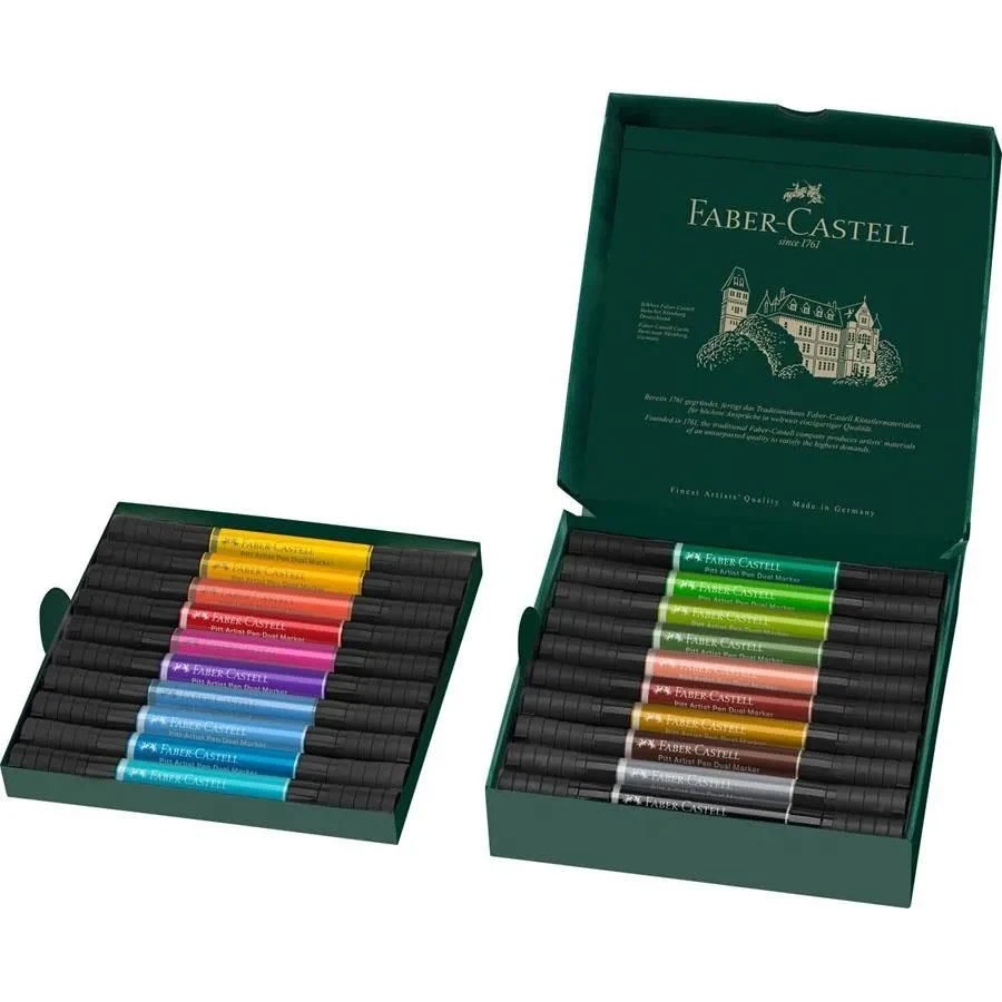 Faber-Castell Pitt Artist Pen Dual Marker Set Of 20 4 Faber-Castell Pitt Artist Pen Dual Marker Set Of 20 - Image 4