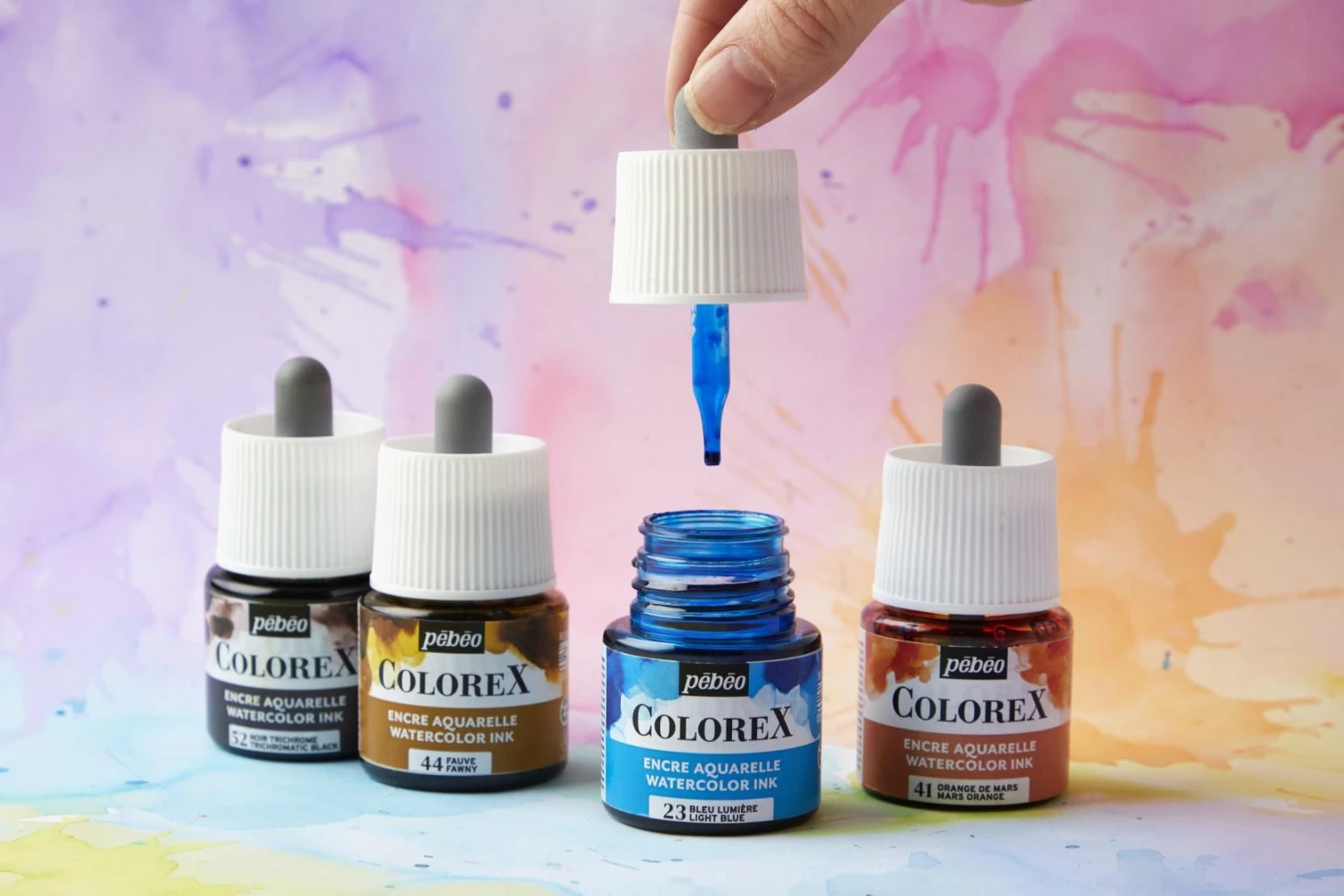 Pebeo Colorex Watercolour Ink Primary Set 5 X 45ml 4 Pebeo Colorex Watercolour Ink Primary Set 5 X 45ml - Image 4