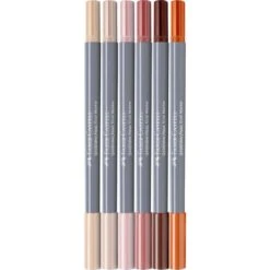 Faber-Castell Goldfaber Aqua Dual Marker Portrait Set 6pc -Pencils Artists tumbnail 71c1b7a2 57f6 434b b53b 6134287c25be