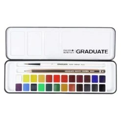 Daler-Rowney Daler Rowney Graduate Watercolour 24 Half Pan Student Set -Pencils Artists tumbnail 76c5b03c 9d37 4d3c 8fcb c31dad724be4