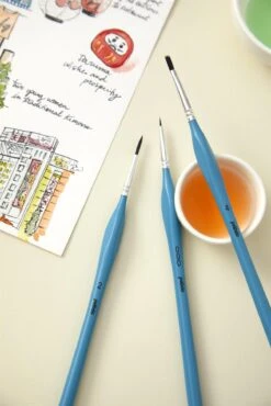 Pebeo Synthetic Squirrel Watercolour Brush Precision Set 8pc -Pencils Artists tumbnail 7e1c71be 5b55 454d a7fe 73a44350cbb1