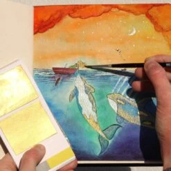 Viviva Watercolour Coloursheets 10 Metallic Colours Set -Pencils Artists tumbnail 7e7a4e93 4214 44aa b4cd ab84550e2271