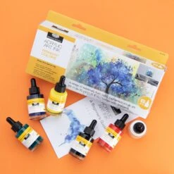 Royal & Langnickel Essentials Acrylic Ink Primary Colours Set 6 X 30ml 9 Royal & Langnickel Essentials Acrylic Ink Primary Colours Set 6 X 30ml -Pencils Artists tumbnail 8676790e 1371 461c a37d 3636a27469c2