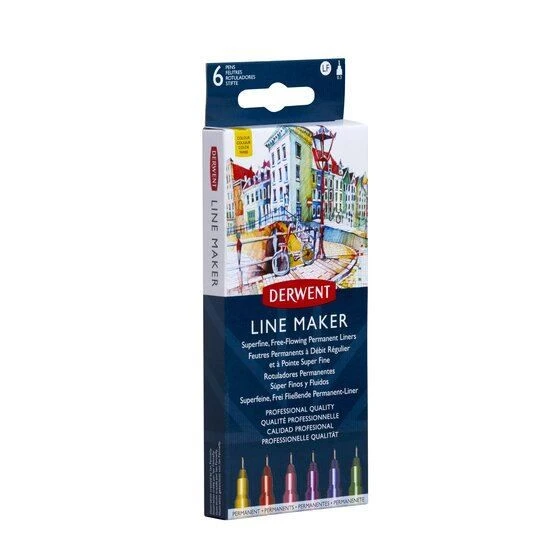 Derwent Line Maker Colour Set Of 6 3 Derwent Line Maker Colour Set Of 6 - Image 3