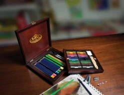 Royal & Langnickel Drawing Art Set In Wood Box 49pc -Pencils Artists tumbnail 8e8d5664 399a 48af 9616 e57da00f793f