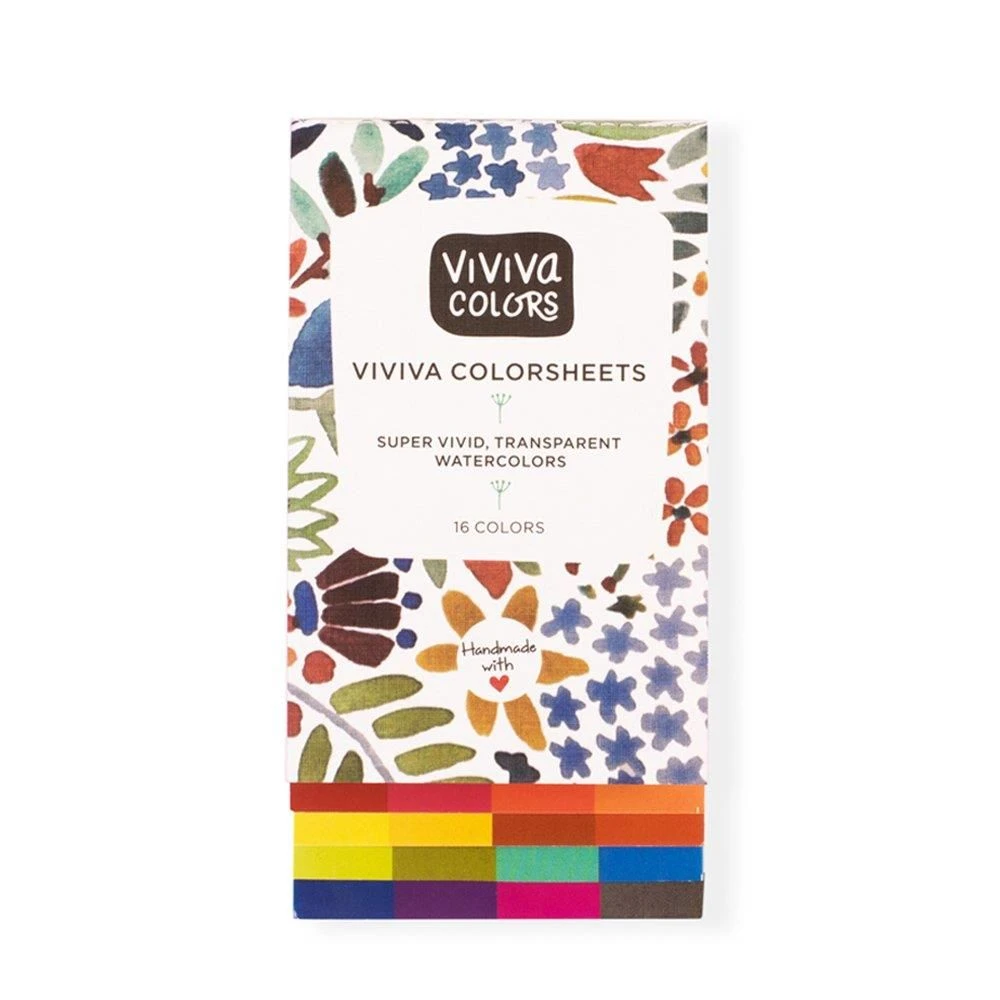 Viviva Watercolour Coloursheets Original 16 Colours Set 2 Viviva Watercolour Coloursheets Original 16 Colours Set - Image 2