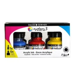 Daler-Rowney Daler Rowney System 3 Acrylic Ink Introduction Set