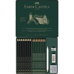 Faber-Castell Castell 9000 & Pitt Graphite Matt Pencil Set 20pc