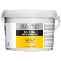 Winsor & Newton Galeria White Gesso Primer 2.5 Litre (in Brown Box)