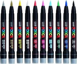 Uni POSCA PCF-350 Markers Standard Colours Set Of 10