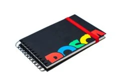 POSCA Blackbook Creative Sketch & Sticker Book A5