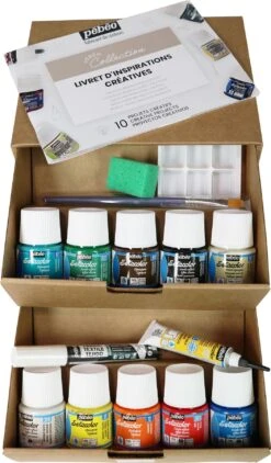 Pebeo Setacolor Opaque Collection Set #2 10 X 45ml & Accessories -Pencils Artists tumbnail b9a0dd56 f87f 4418 b27b e1aa6852fee9