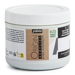 Pebeo Origin High Viscosity Acrylic 480ml, Titanium White