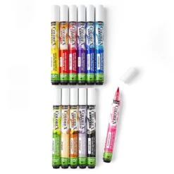 Pebeo Colorex Watercolour Ink Marker Essential Set Of 12 -Pencils Artists tumbnail c2518112 e33b 47e2 b432 a266da48ae29