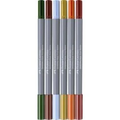 Faber-Castell Goldfaber Aqua Dual Marker Tuscany Set 6pc -Pencils Artists tumbnail c264741c 2fcf 4f5e 854e 47682c451cce