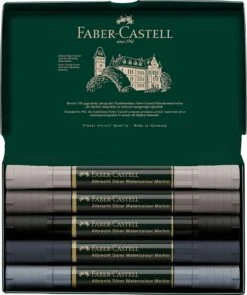 Faber-Castell Albrecht Durer Watercolour Markers Grey Tones Set 5pc