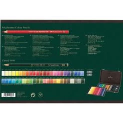 Faber-Castell Polychromos Colour Pencils Wooden Box 48 Set