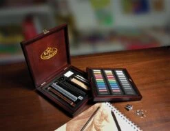 Royal & Langnickel Pastel Art Set In Wood Box 56pc -Pencils Artists tumbnail d9ba6a92 69d8 4eb1 9f23 e1229a5ba9eb